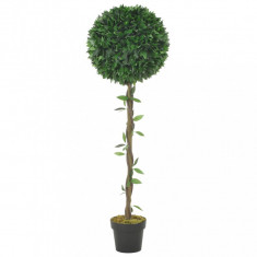 Planta artificiala dafin cu ghiveci, verde, 130 cm foto