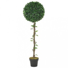 Planta artificiala dafin cu ghiveci, verde, 130 cm foto