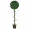 vidaXL Plantă artificială dafin cu ghiveci, verde, 130 cm
