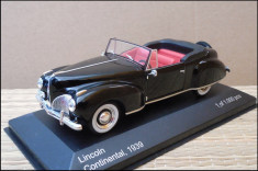 Macheta Lincoln Continental (1939) 1:43 Whitebox foto