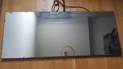 Raritate, antichitate, oglinda cristal bizotat marime mare, secolul IX foto