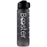 Sticla de apa Booster din Tritan, BPA Free, gradata pentru activitati sportive, capacitate 32oz / 1000ml, Negru