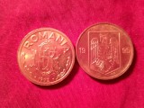 2 Monede 1 leu 1992 si 1995 Ni-bronz , cal. Buna si F.Buna