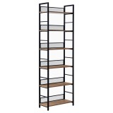 Cumpara ieftin Raft metal negru DTD stejar Keler 60x28x187 cm