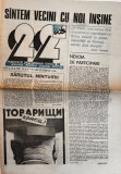 Cumpara ieftin Revista 22 nr. 34 septembrie 1991 12 pagini 42x30 cm romana stare buna coperti brosate
