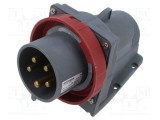 Conector AMPHENOL alimentare AC trifazate 32A 415V soclu tată IP67