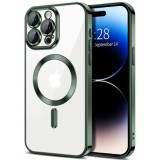 Husa pentru iPhone 15 Pro Max - Techsuit Luxury Crystal MagSafe - Deep Green