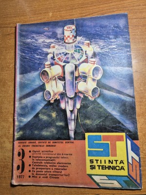 stiinta si tehnica martie 1977-art. si foto cutremurul din 4 martie foto