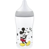 NUK Perfect Match Disney biberon cu controlul temperaturii Mickey 3m+ 260 ml