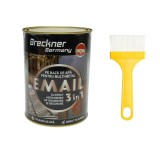 Vopsea Email Anticoroziva 3 in 1 Pentru Metal Rosu 250, 2kg, Breckner Germany, Pe Baza De Apa, Aplicare Direct Pe Rugina