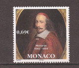 Monaco 2002 - 400 de ani de la nașterea lui Jules Mazarin, 1602-1661, MNH, Nestampilat