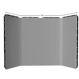 Cumpara ieftin Fundal foto video profesional Croma Key, pentru filmari profesionale 400x230 cm - Gri
