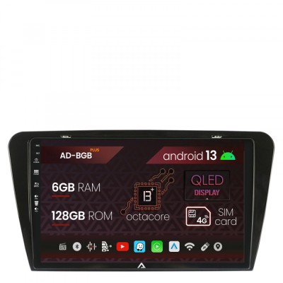 Navigatie Skoda Octavia 3 (2013-2018), Android 13, B-Octacore 6GB RAM + 128GB ROM, 10.1 Inch - AD-BGB10006+AD-BGRKIT026 foto