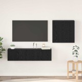 VidaXL Set comodă TV 4 pcs Stejar negru 120 x 30 x 30 cm Lemn compozit