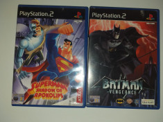 LOT 2 Jocuri: Superman + Batman - PS 2 [Second hand] foto