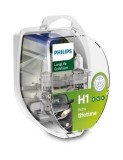 Set 2 becuri auto H1 Philips LongLife EcoVision 12V , 55W