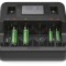 &Icirc;ncărcător universal baterii TRONIC afișaj , pt. baterii R3 ,R6 , R14, R20 si 9V