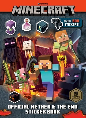 Minecraft Official the Nether and the End Sticker Book (Minecraft) foto
