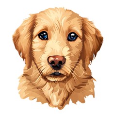 Sticker decorativ, Caine, Maro, 67 cm, 8805ST foto