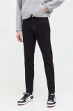 Abercrombie &amp; Fitch jeansi barbati, culoarea negru