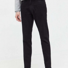 Abercrombie & Fitch jeansi barbati, culoarea negru