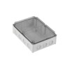 Doza ABS distributie cutie jonctiune 290x210x90 mm transparenta IP67, Omu System