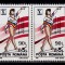 RO 1992 LP 1279 &quot;Camp.Gimnastica Paris - supratipar&quot;, serie pereche , MNH