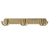 Cuier metalic 3 agatatori 24.5cm auriu Zilan ZTS8140