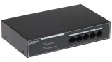 Switch PoE Dahua SG1005LP, 5 porturi Gigabit, 4 porturi PoE, unmanaged