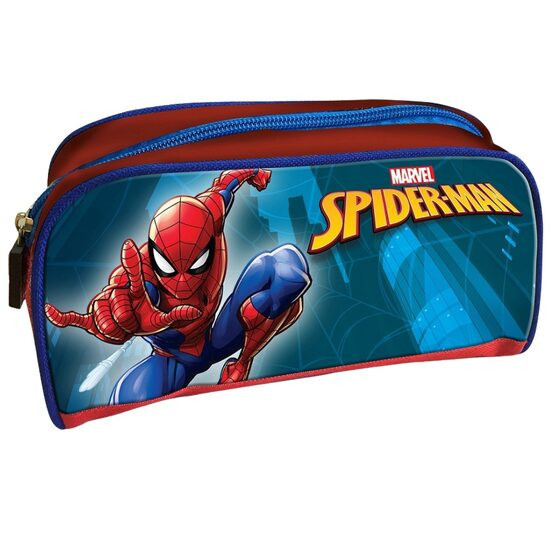 Set cadou Spiderman, cu Spumant de baie si Sampon 475ml si balsam de buze, in borseta cool, Baieti