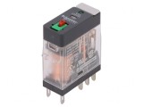Releu Electromagnetic DPDT 230VAC 5A/250VAC cu Soclu