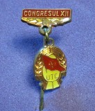 Insigna comunista - CONGRESUL XII al UTC