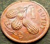 Moneda exotica 1 BUTUT - GAMBIA, anul 1971 * cod 4574, Africa