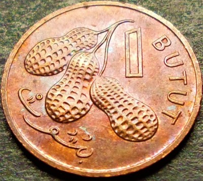 Moneda exotica 1 BUTUT - GAMBIA, anul 1971 * cod 4574 foto