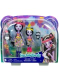 Papusa Enchantimals Sage Skunk Caper Sisters (hcf82)
