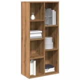 Gossi biblioteca, stejar artizanal, 50x25x104 cm