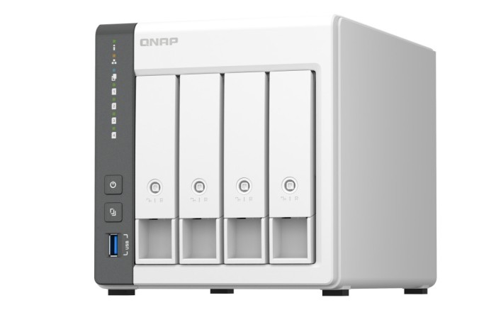 NAS QNAP 433 4-Bay, CPU ARM 2.0GHz Quad core, RAM
