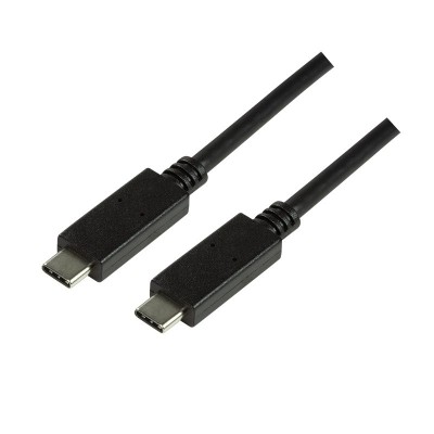 CABLU alimentare si date LOGILINK, pt. smartphone, USB 3.2, USB Type-C (T) la USB Type-C (T), 0.5m, negru, &amp;quot;CU0128&amp;quot; (timbru verde 0.08 lei) foto