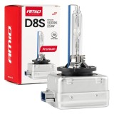 Bec xenon HID D8S 5000K AMiO Premium 25W 12V cu aprindator integrat pentru faruri xenon originale Audi A4 A6 Q7 TT, Citroen C4 Picasso, Opel Corsa