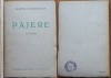 Mateiu I. Caragiale, Pajere; Versuri, 1936, editia 1