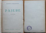 Mateiu I. Caragiale , Pajere ; Versuri , 1936 , editia 1