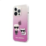 Husa Originala Karl Lagerfeld iPhone 13 PRO - KLHCP13LCKTRP, Roz, Silicon