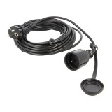 Prelungitor alimentare negru 10m 10A