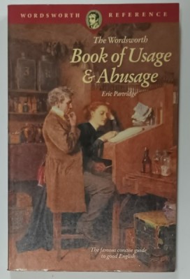 BOOK OF USAGE and ABUSAGE by ERIC PARTRIDGE , 1995 foto