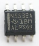 N5532A C.I. OP AMP,DUAL LOW NOISE,SMD NE5532AD Circuit Integrat TEXAS-INSTRUMENTS