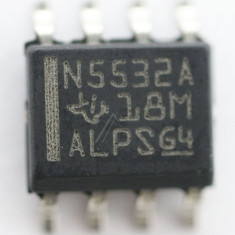 N5532A C.I. OP AMP,DUAL LOW NOISE,SMD NE5532AD Circuit Integrat TEXAS-INSTRUMENTS