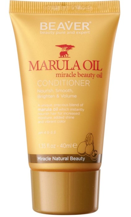 Balsam Stralucire si volum cu ulei Marula Beaver 40 ml