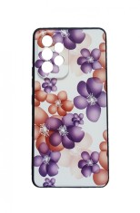 Husa telefon compatibila cu Samsung Galaxy A53 5G, Antisoc, Flori, HT11