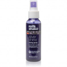 Milk Shake Silver Shine Toning Spray spray tonifiant pentru părul blond şi gri 100 ml