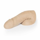 Dildo Realistic Fleshtone Medium Limpy Fleshlight Silicon Superskin 16.5cm, Textura Piele, Testicule